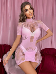 Snapshot - #honeybunny - Visnet Mini Jurkje - One Size - Roze-Laced-up.nl