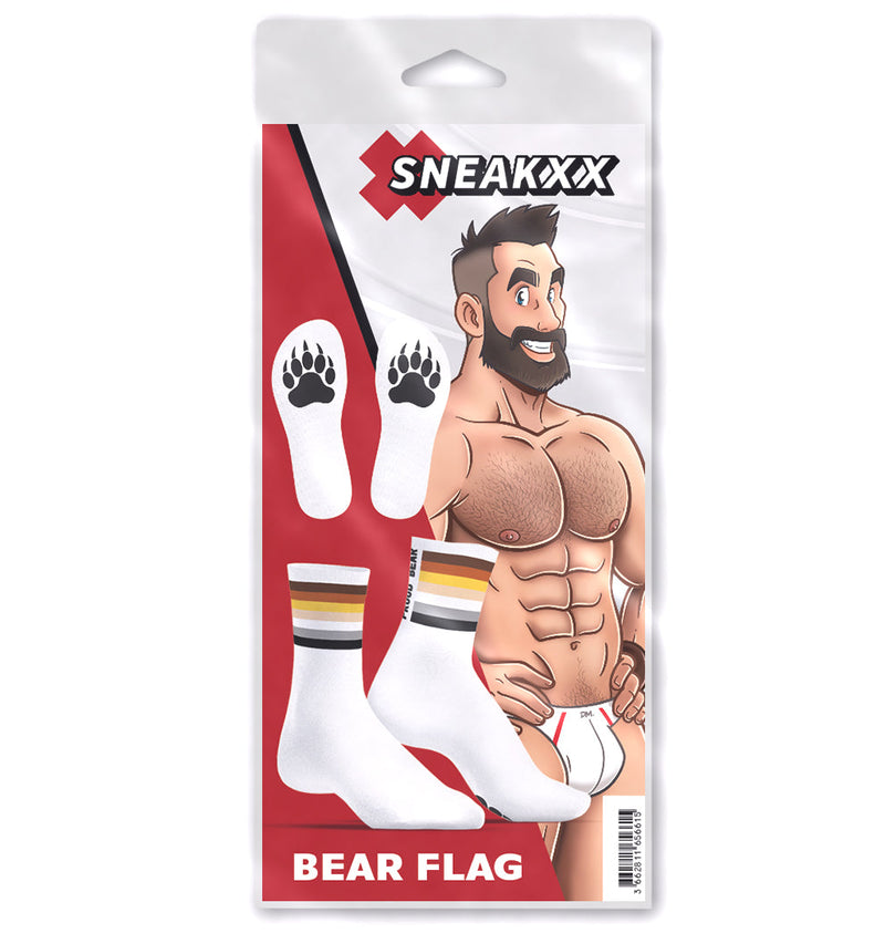 SneakXX - Sneaker Sokken BEAR PRIDE-Erotiekvoordeel.nl