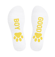 SneakXX - Sneaker Sokken GOOD BOY - Geel-Laced-up.nl