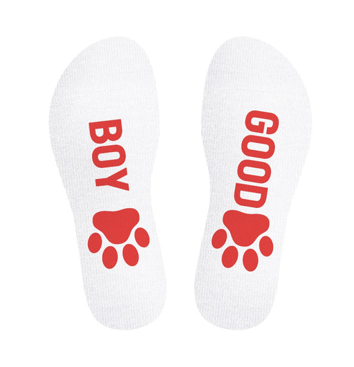 SneakXX - Sneaker Sokken GOOD BOY - Rood-Laced-up.nl