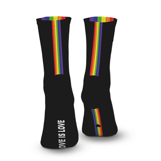 SneakXX - Sneaker Socks LOVE IS LOVE - Black-Laced-up.nl