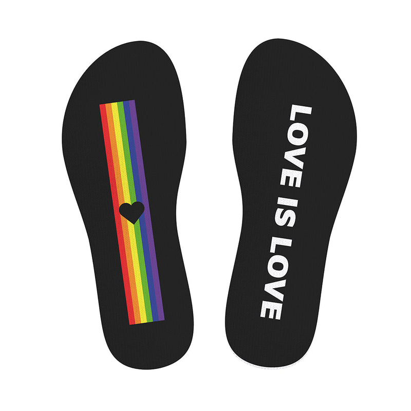 SneakXX - Sneaker Sokken LOVE IS LOVE - Zwart-Erotiekvoordeel.nl