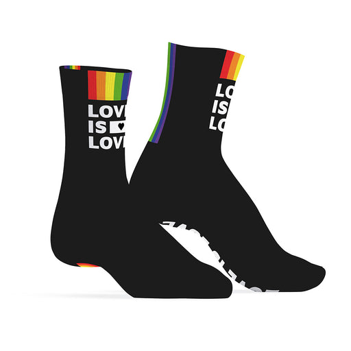 SneakXX - Sneaker Socks LOVE IS LOVE - Black-Laced-up.nl