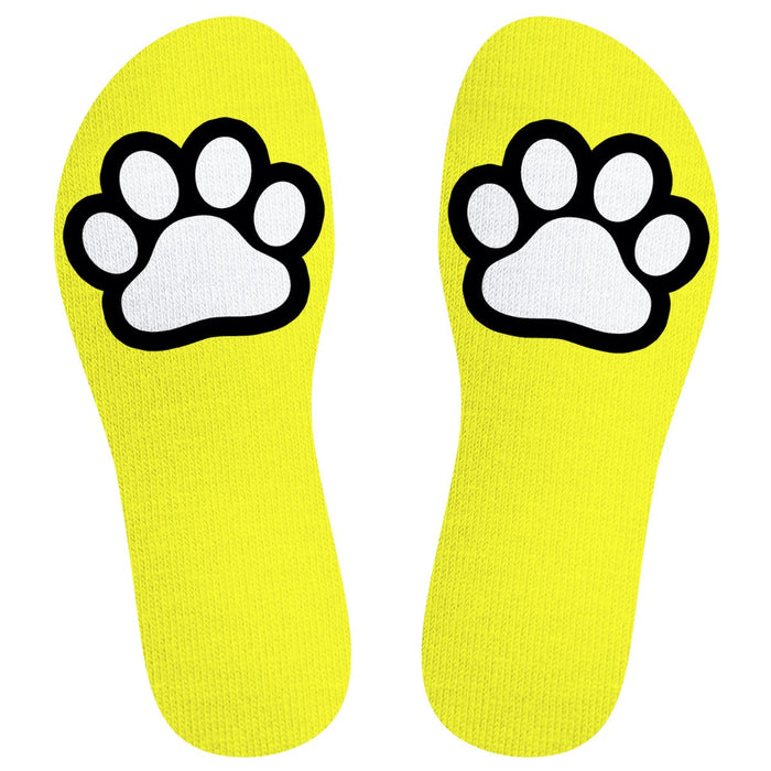 SneakXX - Sneaker Sokken PAW - Neon Geel-Laced-up.nl