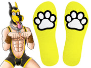 SneakXX - Sneaker Sokken PAW - Neon Geel-Laced-up.nl