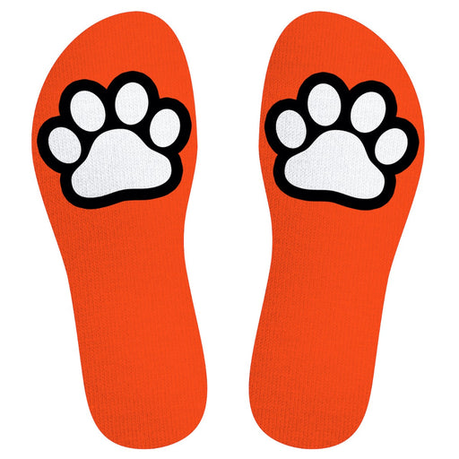 SneakXX - Sneaker Sokken PAW - Neon Oranje-Laced-up.nl