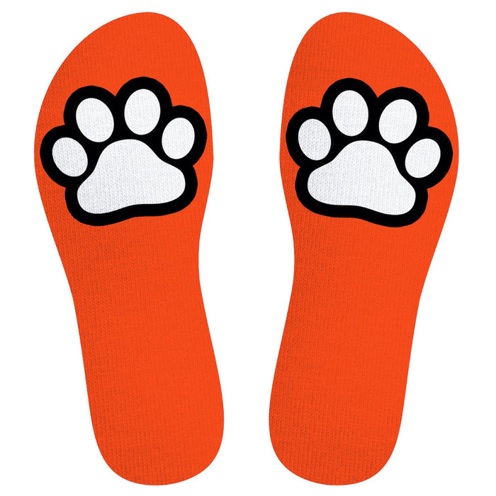 SneakXX - Sneaker Sokken PAW - Neon Oranje-Laced-up.nl