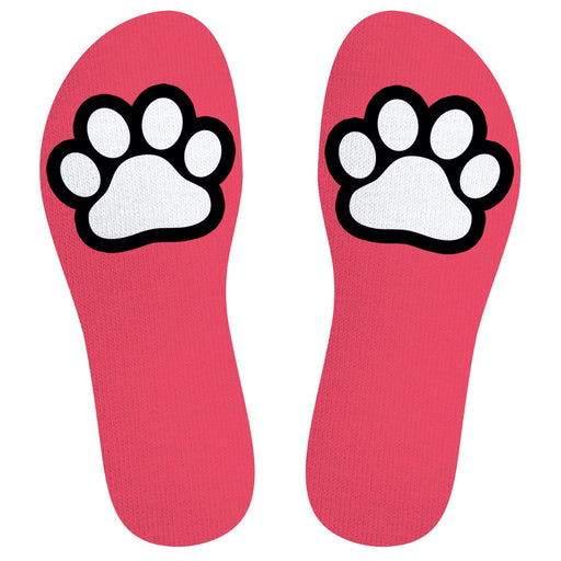 SneakXX - Sneaker Sokken PAW - Neon Roze-Laced-up.nl