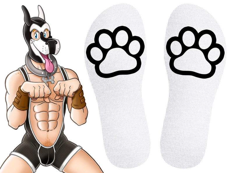 SneakXX - Sneaker Sokken PAW - Wit-Laced-up.nl