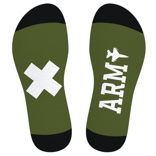 SneakXX - Voetbal Sokken ARMY - Groen-Laced-up.nl
