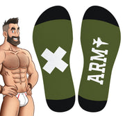 SneakXX - Voetbal Sokken ARMY - Groen-Laced-up.nl