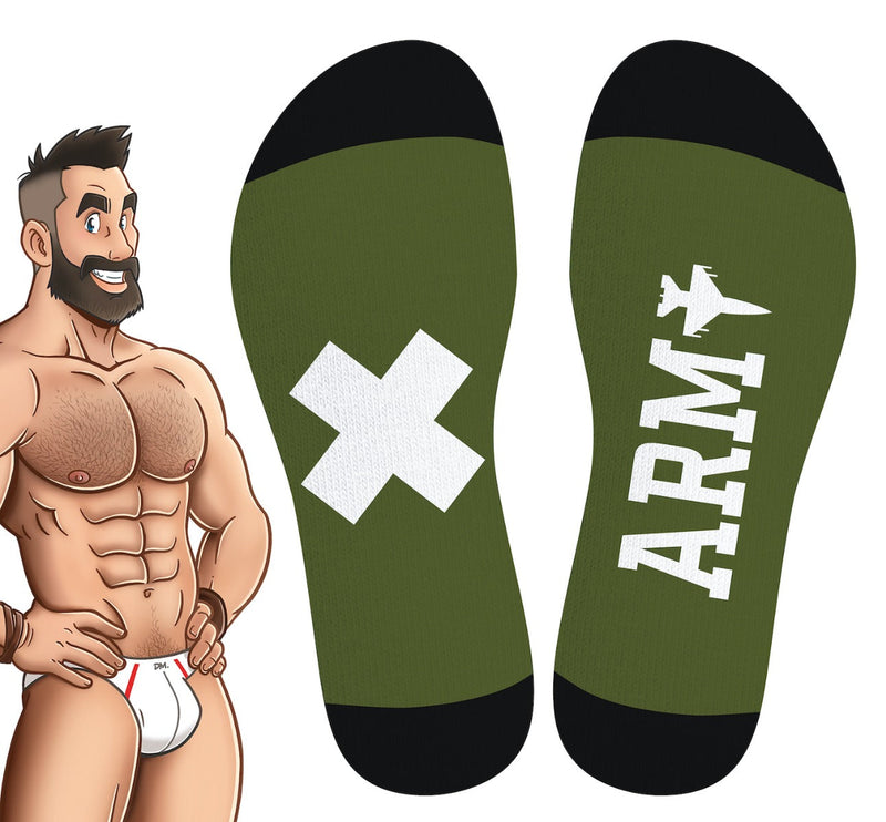 SneakXX - Voetbal Sokken ARMY - Groen-Laced-up.nl