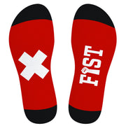 SneakXX - Voetbal Sokken FIST - Rood-Laced-up.nl