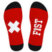 SneakXX - Voetbal Sokken FIST - Rood-Laced-up.nl