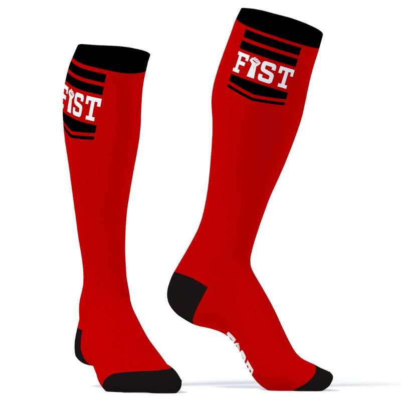 SneakXX - Voetbal Sokken FIST - Rood-Laced-up.nl