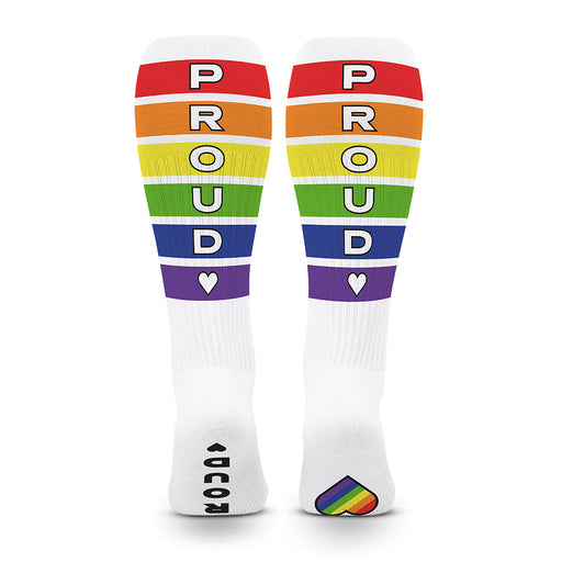 SneakXX - Voetbal Sokken PRIDE - Wit-Erotiekvoordeel.nl
