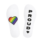 SneakXX - Voetbal Sokken PRIDE - Wit-Erotiekvoordeel.nl