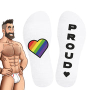 SneakXX - Voetbal Sokken PRIDE - Wit-Erotiekvoordeel.nl