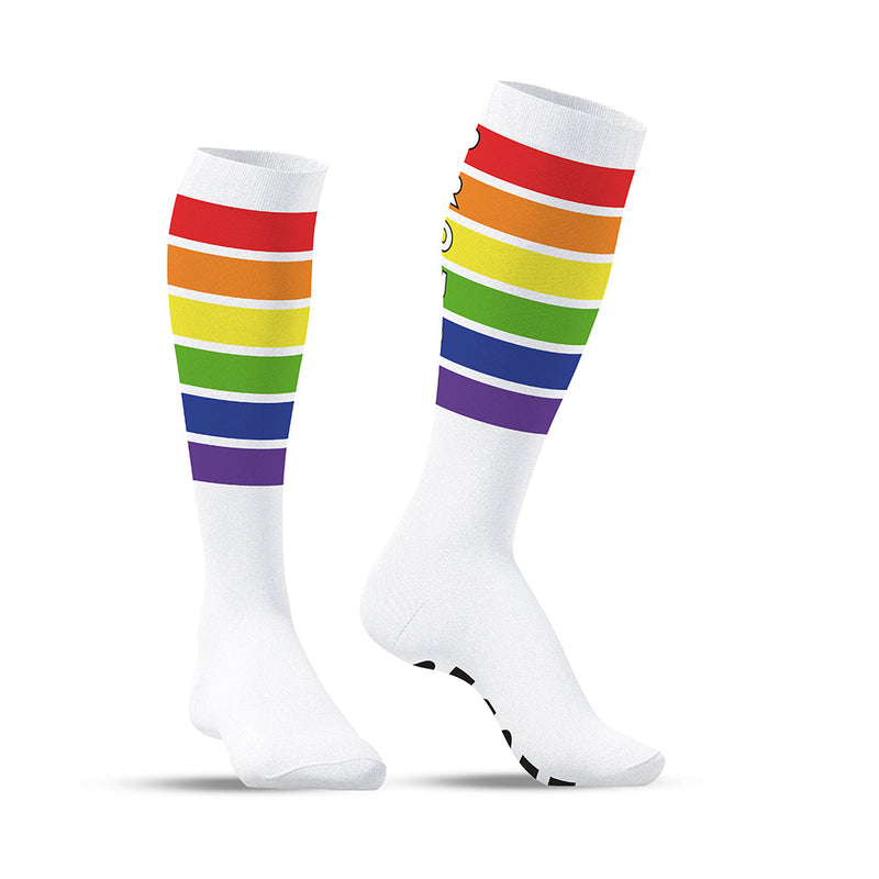 SneakXX - Voetbal Sokken PRIDE - Wit-Erotiekvoordeel.nl