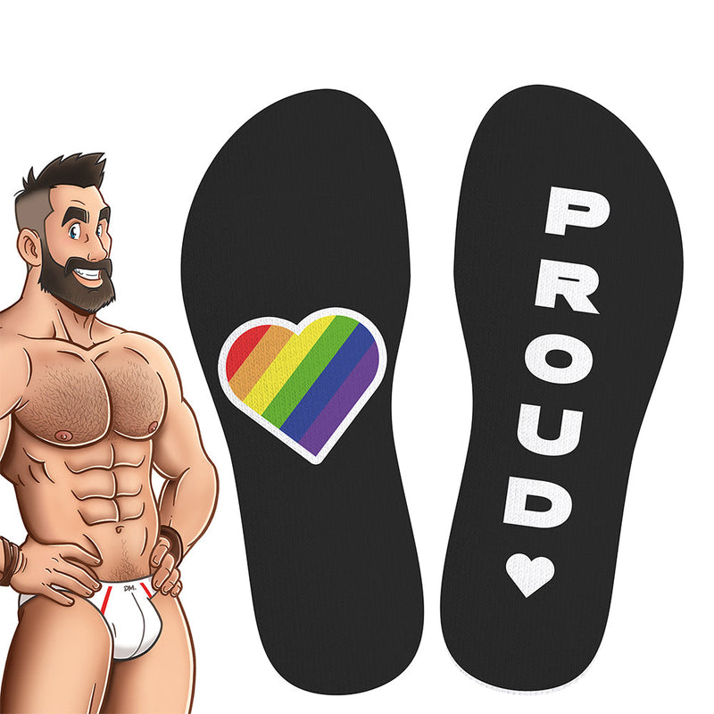 SneakXX - Chaussettes de football PRIDE - Noir - Laced-up.nl