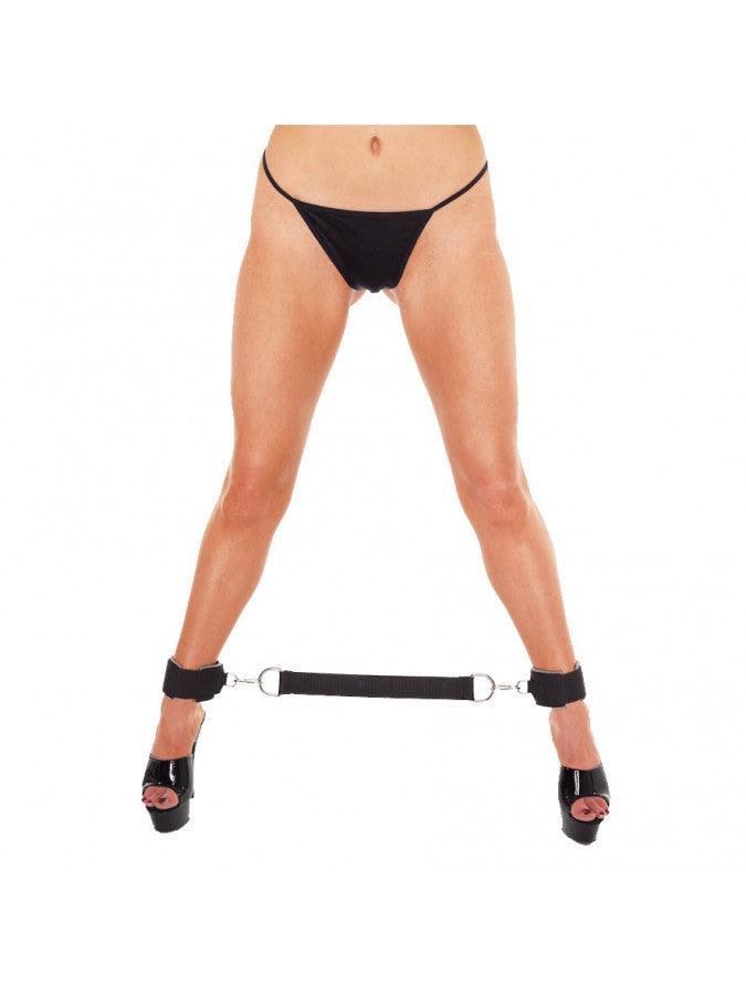 Rimba - Soft Bondageset voetboeien Set Met spreidband-Laced-up.nl