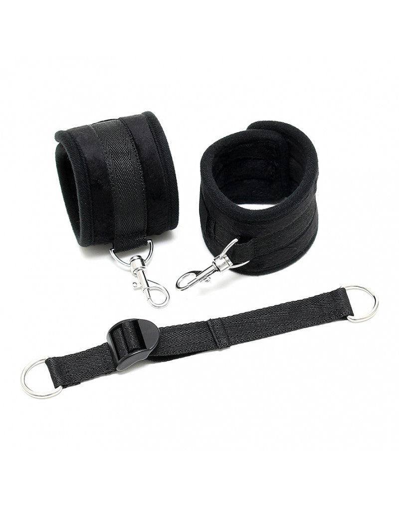 Rimba - Soft Bondageset voetboeien Set Met spreidband-Laced-up.nl