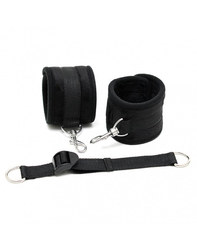 Rimba - Soft Bondageset voetboeien Set Met spreidband-Laced-up.nl