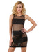 Soisbelle Paris - Visnet Jurk - One Size - Zwart-Laced-up.nl