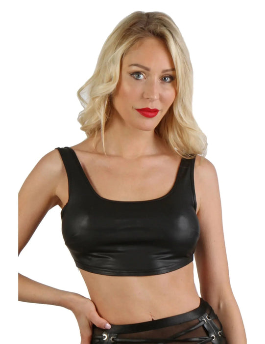 Soisbelle Paris - Wetlook BH Top - Zwart-Laced-up.nl