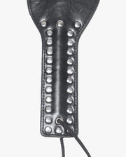 Leren Spanking Plak - Studded Hand - Zwart-Laced-up.nl