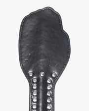 Leren Spanking Plak - Studded Hand - Zwart-Laced-up.nl