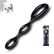 Sport Fucker - 3 Way - Cockring, Ballstretcher en Ass Lock - Zwart-Laced-up.nl