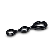 Sport Fucker - 3 Way - Cockring, Ballstretcher en Ass Lock - Zwart-Laced-up.nl
