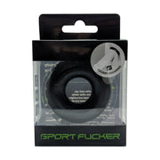 Sport Fucker - Chubby Rubber Cockring - Zwart-Laced-up.nl