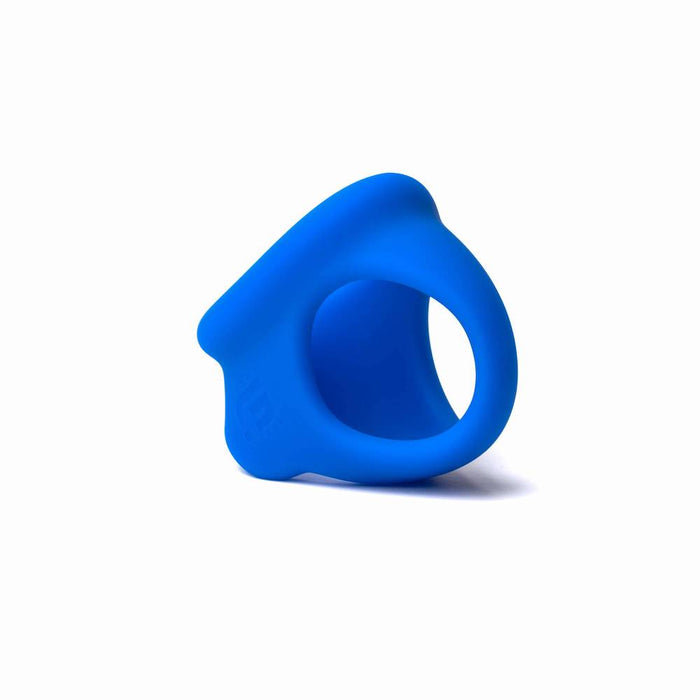 Sport Fucker - Cock Chute - Rekbare Cockring en Ballenspreider - Liquid Siliconen - Blauw-Laced-up.nl