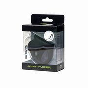 Sport Fucker - Cock Chute - Rekbare Cockring en Ballenspreider - Liquid Siliconen - Zwart-Laced-up.nl