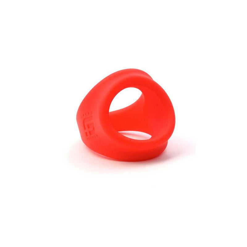 Sport Fucker - Freeballer - Cockring En Ballstretcher - Liquid Siliconen - Rood-Erotiekvoordeel.nl
