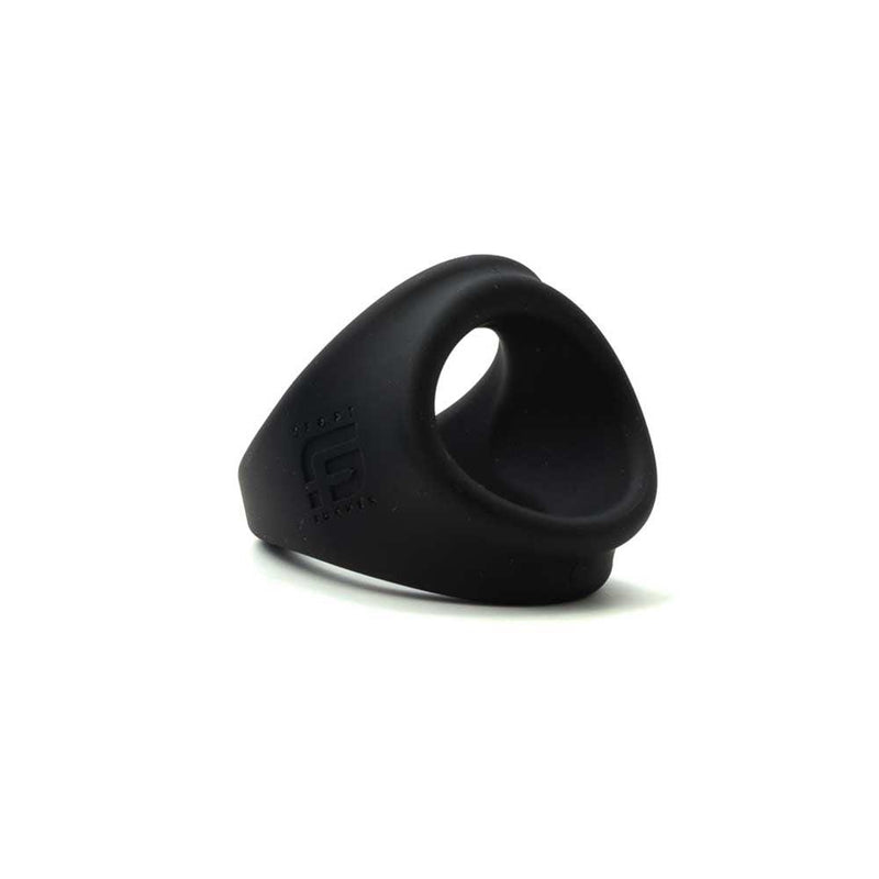 Sport Fucker - Freeballer - Cockring En Ballstretcher - Liquid Siliconen - Zwart-Erotiekvoordeel.nl