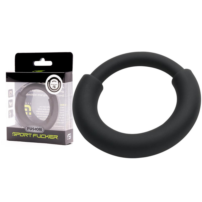 Sport Fucker - Fusion Ring - Siliconen Cockring met RVS binnenring - 3 maten-Laced-up.nl