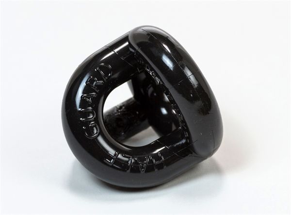 Sport Fucker - Anneau pénien Half Guard - Silicone/TPR - Noir - Laced-up.nl