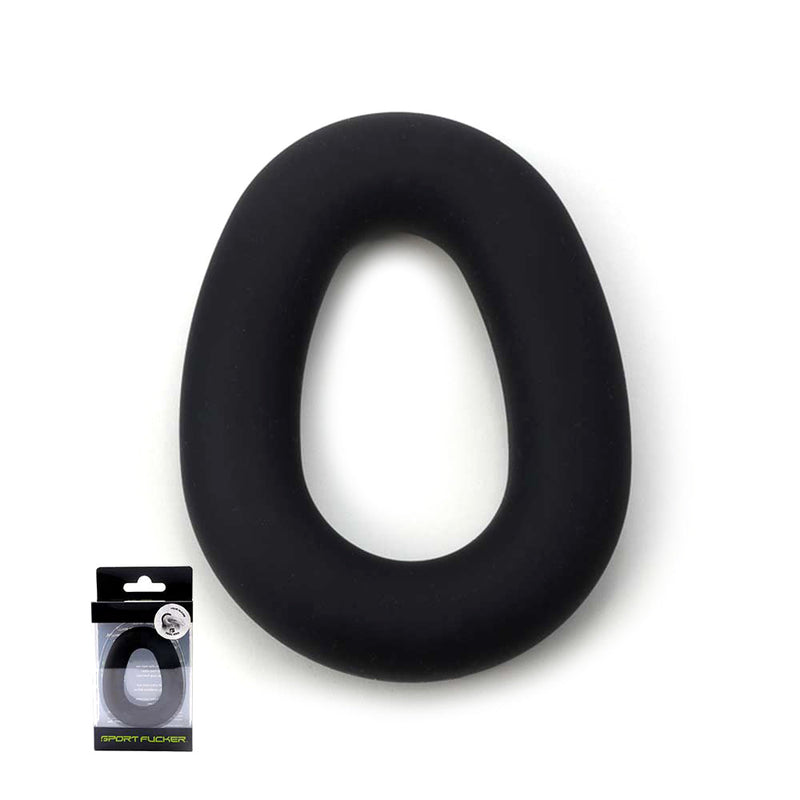 Sport Fucker - Hero - Elastische Cockring - Liquid Siliconen - Zwart-Laced-up.nl