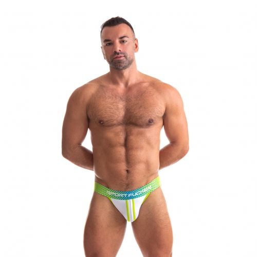 Sport Fucker Jersey - Jockstrap - Groen/Wit-Laced-up.nl