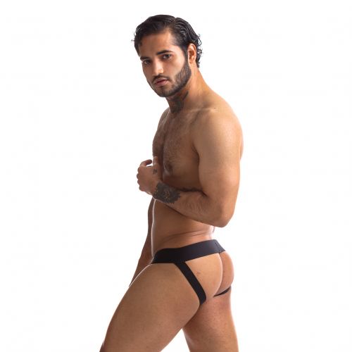 Sport Fucker - Jersey Jockstrap Herenslip - Zwart/Geel-Laced-up.nl