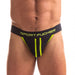 Sport Fucker - Jersey Jockstrap Herenslip - Zwart/Geel-Laced-up.nl