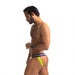 Sport Fucker Jersey - Jockstrap - Zwart/Neon-Laced-up.nl