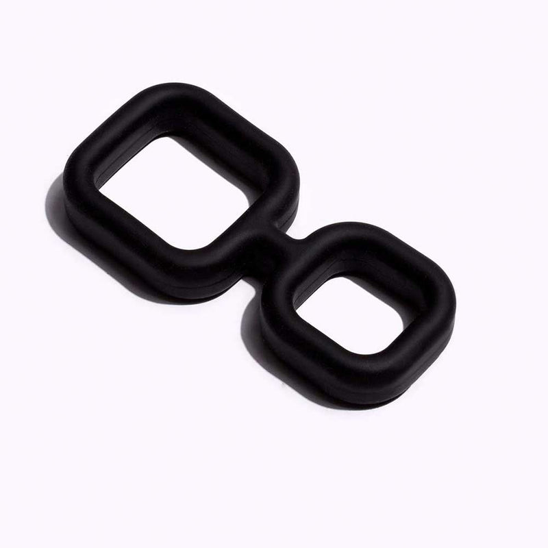 Sport Fucker - Muscle 2 Way - Siliconen Cockring of Ball Stretcher - Zwart-Laced-up.nl