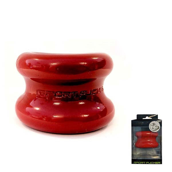 Sport Fucker - Muscle - Ball Stretcher - TPE - Rood-Erotiekvoordeel.nl