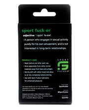 Sport Fucker - Muscle - Ball Stretcher - TPE - Zwart-Erotiekvoordeel.nl