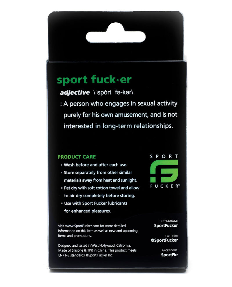 Sport Fucker - Muscle - Ball Stretcher - TPE - Zwart-Erotiekvoordeel.nl