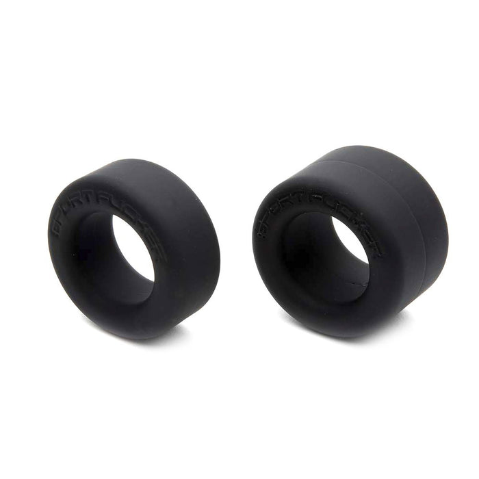 Sport Fucker - Nutt Job - Set Van 2 Rekbare Cockringen of Ball Stretchers - Zwart-Erotiekvoordeel.nl